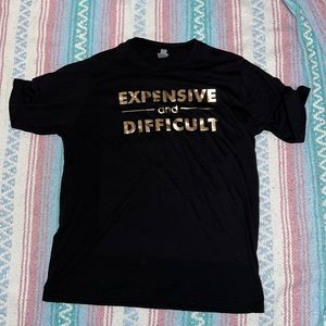 Black short sleeved t-shirt